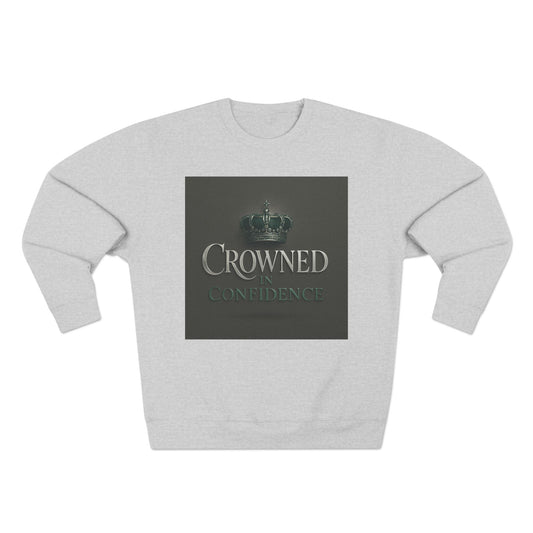 Kings on The Rize Crowned Confidence Sweatshirt - Stylish Gift, Casual Wear, Inspirational Top, Perfect for Year-Round Comfort